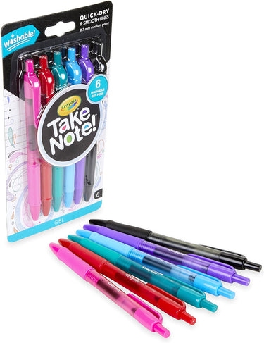 Crayola Take Note Washable Gel Pens